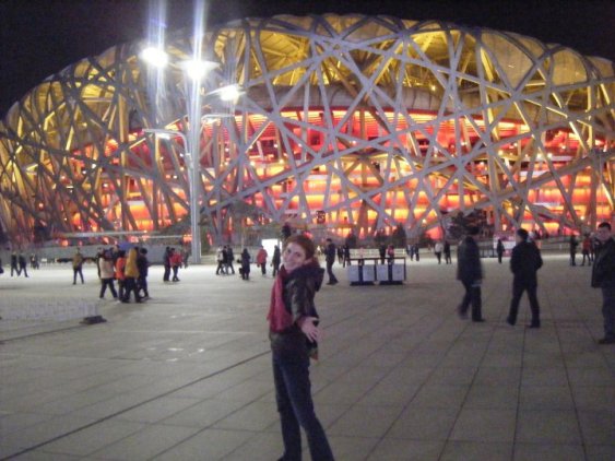 The Bird's Nest used in the 2010 Summer Olympics. Can't believe I was there in person.
