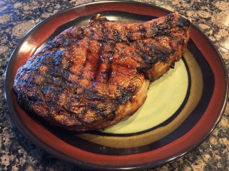 How good does this giant piece of meat look? Pretty damn appetizing to me!